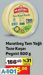 MURATBEY TAZE KAŞAR PEYNİRİ